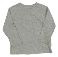 Sivé melírované tričko H&M