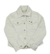 Bílá riflová bunda s logem Tommy Hilfiger