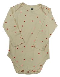 Smetanové puntíkaté body hema