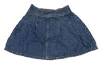 Modrá rifľová sukňa H&M