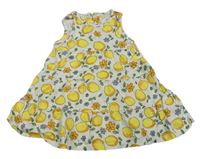 Biele šaty s citrony Mothercare