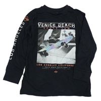 Černé triko s obrázkem F&F