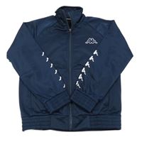 Tmavomodrá prepínaci športová mikina s logom Kappa