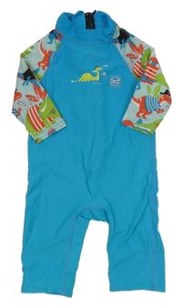 Světlemodro-barevný UV overal s lochneskou Splash about 