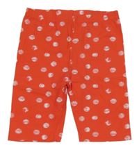 Jahodovo-biele bodkovaná é elastické kraťasy Topomini