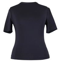 Dámske tmavofialové športové crop tričko H&M
