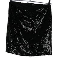 Dámska čierna flitrová minisukňa Primark