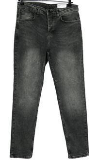 Pánské šedé šisované slim rifle Denim vel. 32/30