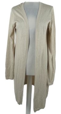 Dámský béžový svetrový cardigán 
