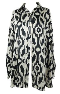 Dámská černo-smetanová vzorovaná halenka George 