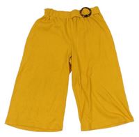 Žlté culottes nohavice Primark