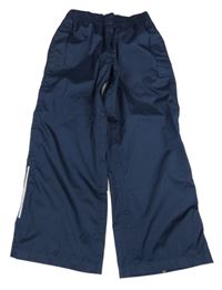 Tmavomodré šušťákové nepromokavé nohavice Crivit