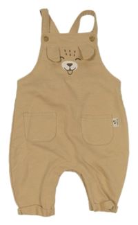 Béžové laclové tepláky s pejskem Orsolino