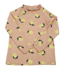 Ružová UV tričko s citrony H&M