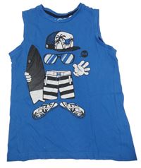 Modré tielko so surfom C&A