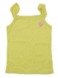 Žltý top s jahodou a volánikmi Topolino