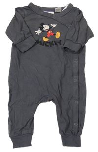 Tmavosivý overal s Mickeym H&M