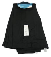 Nové - 2x černé společenské chino kalhoty F&F