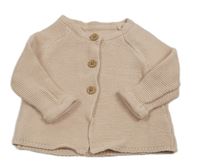 Pudrový propínací svetr George