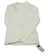 Nové - Smetanové triko se stojáčkem Dunnes