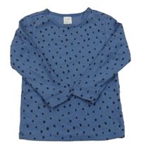 Tmavomodré puntíkaté trio H&M