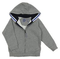 Sivá prepínaci mikina s kapucňou Matalan