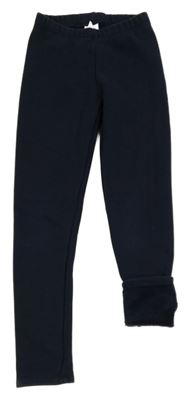 Tmavomodré zateplené legíny S. Oliver