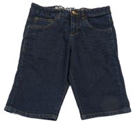 Tmavomodré riflové kraťasy Tom Tailor