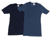 2x tmavomodré spodní tričko Alive