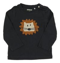 Antracitové triko s lvem Orchestra 