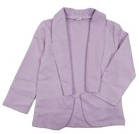 Lila sačkový cardigan Shein