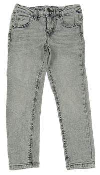 Světlešedé skinny rifle Denim Co.
