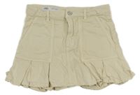 Svetlobéžová rifľová sukňa Zara