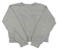 Sivá crop mikina H&M