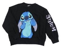 Čierna mikina so Stitchem Disney