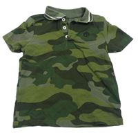 Khaki army polo tričko F&F