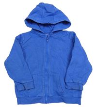 Modrá prepínaci mikina s kapucňou zn. M&S