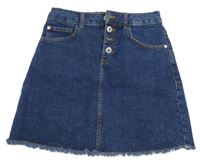 Tmavomodrá rifľová sukňa Denim Co.