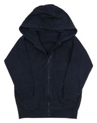 Tmavomodrá prepínaci mikina s kapucňou Matalan
