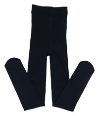 Tmavomodré silonové punčocháče Lupilu