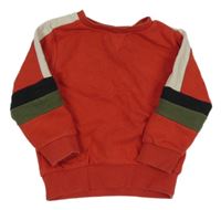 Červená mikina s prúžkami Next