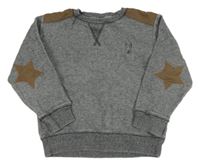 Sivá mikina s psíkom Next