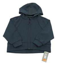 Nové - Tmavosivá prepínaci športová oversize crop mikina s kapucňou Dunnes