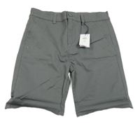 Nové - Sivé plátenné chino kraťasy Primark