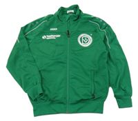 Zelená prepínaci športová mikina s nápismi Jako