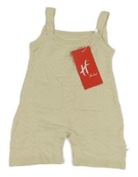 Nové - Smetanové úpletové laclové kraťasy 