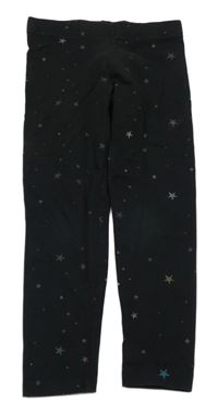 Čierne legíny s hviezdičkami M&S