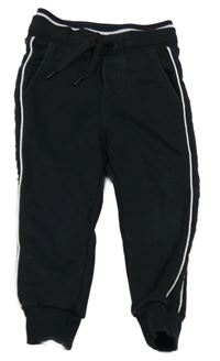 Černé tepláky s proužky Givenchy