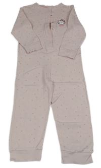 Svetloružový overal s Kitty C&A