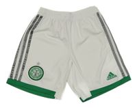 Bílo-zelené fotbalové kraťasy The Celtic FC Adidas